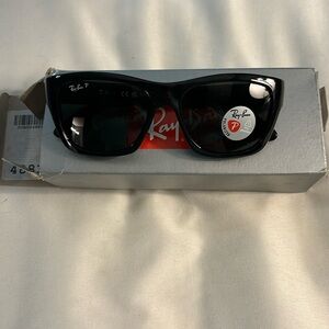 Ray-Ban Unisex Sunglasses Light Havana Frame, Brown Gradient Lenses, 53MM